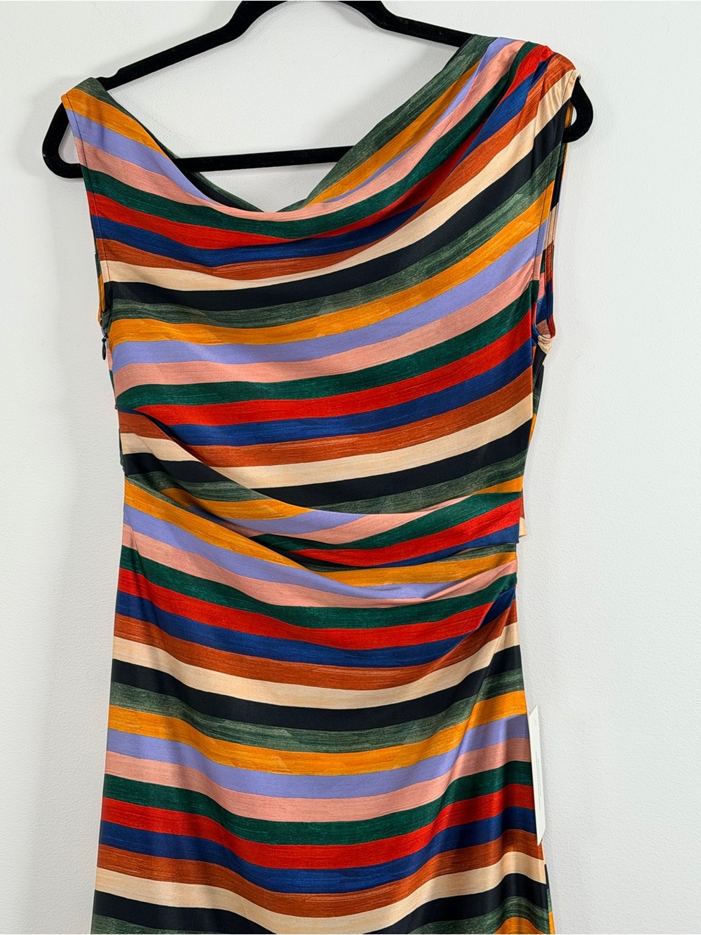 STAUD Phare Silk Blend Midi Dress Size 4 - Picture 9 of 12